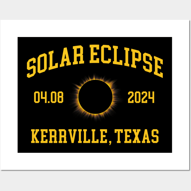 Solar eclipse texas 2024 Wall Art by sopiansentor8